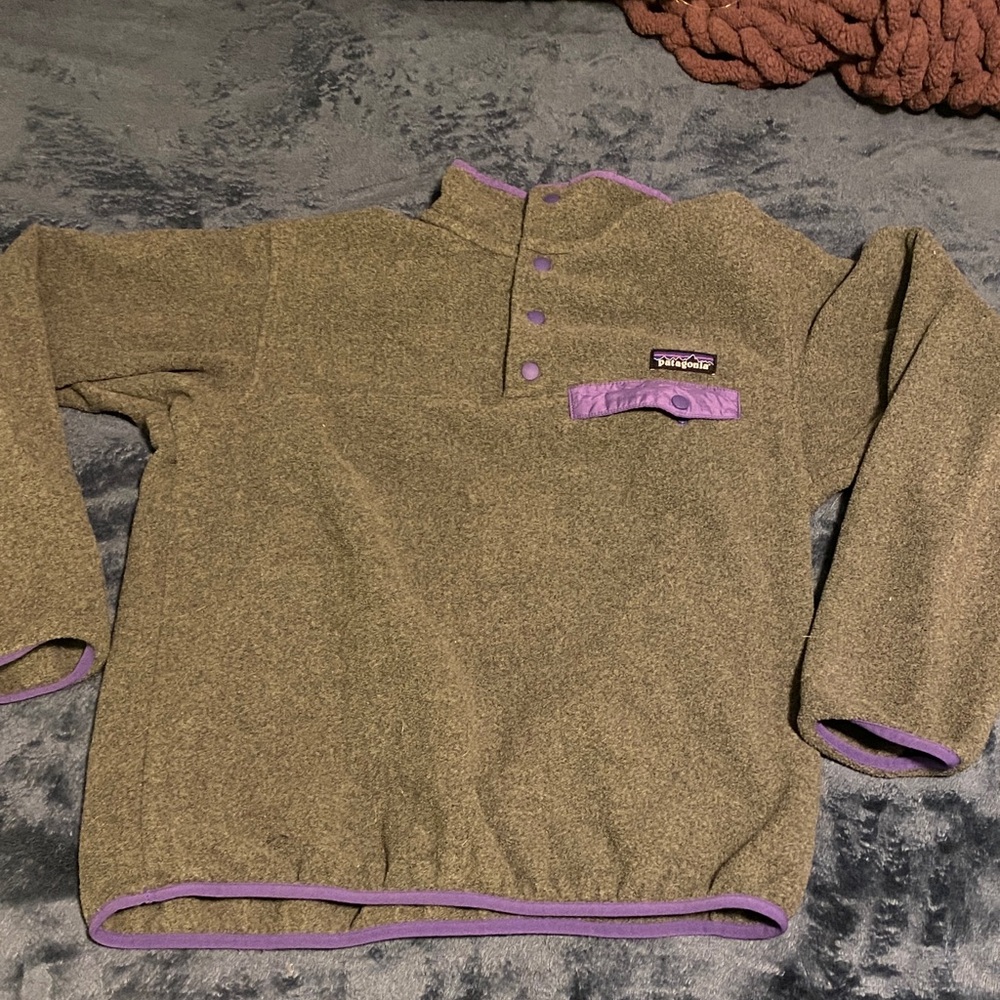 Patagonia  Fleece with Lavender Accents